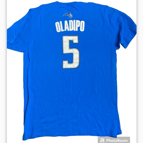 Adidas Victor Oladipo Orlando Magic T-shirt.  Royal blue,  size large. - Picture 4 of 12